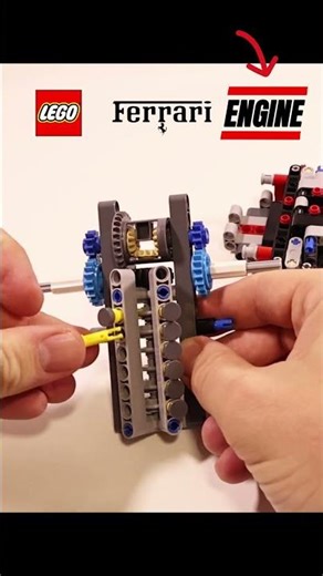 Ferrari V12 FXX K – Engine Build & Moving Pistons 🏎️⚙️ #shorts