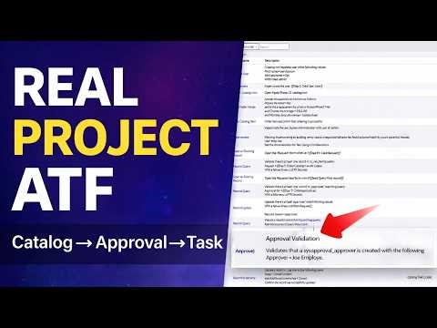 ServiceNow Automated Test Framework (ATF) End-to-End Scenario | QA Interview Real Project