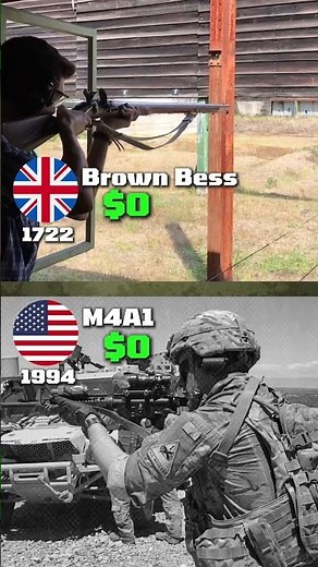 Brown Bess vs M4A1 — 300 Years of Firepower Difference