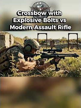 Crossbow with Explosive Bolts vs Modern Assault Rifle | World of Weapons