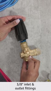 AR ANNOVI REVERBERI VRT3-250EZ Pressure Washer Unloader, Blue, 3650 PSI, Knob, EZ Start, Brass