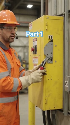 LOTO Safety – Lockout/Tagout | Protect Yourself Before Maintenance ⚡ #controlengineering #loto