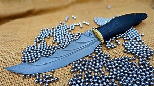 Forging Valerian Steel from Bearing Balls – Creating a Dragon Knife