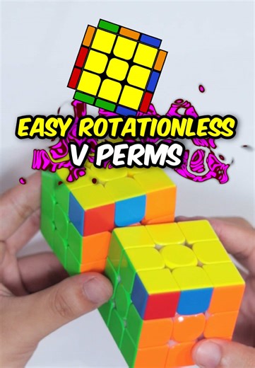 Mastering the Rotationless V Perm for Speedcubing