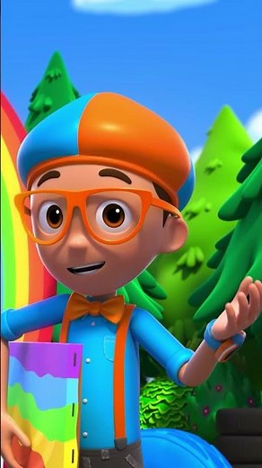 Learn Colors with Blippi! 🎨🖌️ #blippi #colors #rainbow