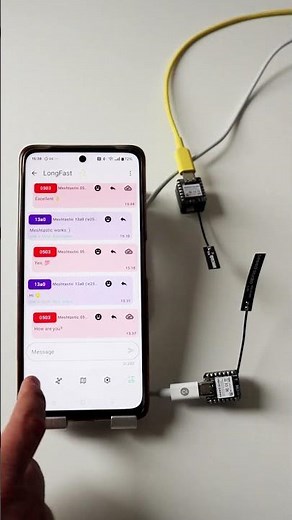 Meshtastic Demo with XIAO nRF52840 and Wio-SX1262 LoRa Nodes