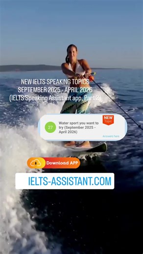 Want to get all IELTS speaking topics 2025-2026 with ideas and model answers? 📲 Download the IELTS Speaking Assistant app now 😉 Learn more about the app at www.ielts-assistant.com #ielts #ieltspreparation #ieltsprep #ieltsspeaking #ieltsspeakingassistant #ieltsexam #ieltstest #ieltstechniques #ieltstips #ieltsbook #ieltsbooks #ieltsreview #ieltscourse #ieltsclass #ieltsastana #ieltsinabudhabi #ieltsresult
