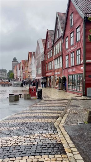 Bergen in the rain