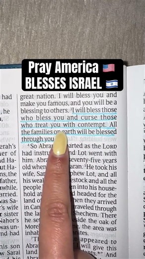 God’s Promise About Israel 📖 Genesis 12:3