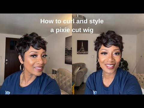 How to style a pixie cut wig like a pro | Teyana Taylor inspired