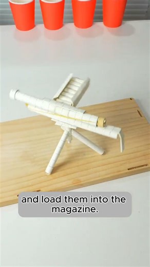 Amazing Paper Machine Gun Tutorial (Easy DIY)