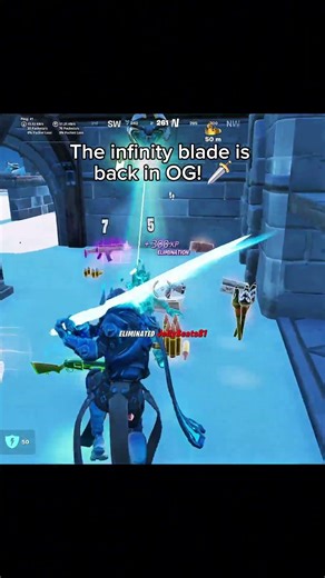 The infinity blade is back in Fortnite OG! 🗡 #fortnite #fortniteupdate