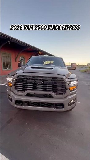 The new #Cummins powered 2026 #Ram 2500 Black Express #RamTrucks #Ram2500 #BlackExpress #Diesel