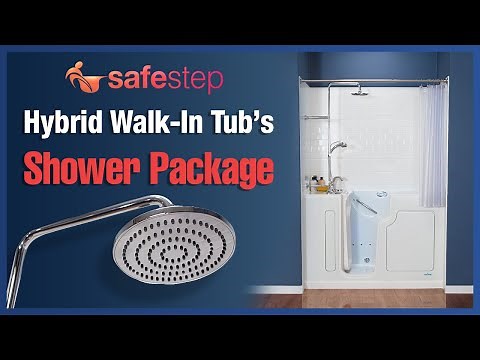The Safe Step Hybrid Walk-In Tub's Shower Package is absolutely amazing.