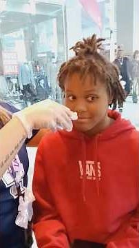 I got my nose pierced at Claire's today!