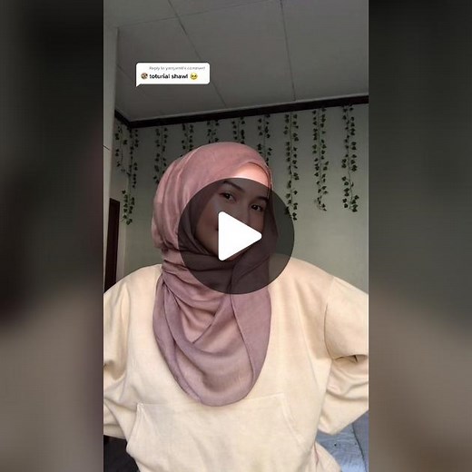 Cotton Wide Shawl Tutorial With Hair Clip