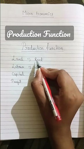 production function|economics|microeconomics