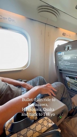 1K views · 41 reactions | Riding Japan’s high-speed bullet train system (Shinkansen) from Tokyo to Kanazawa, Kyoto to Hiroshima, Hiroshima to Osaka and Osaka to Tokyo. #ShinkansenExperience #shinkansen #kanazawatrip #hiroshimatrip #kyototrip #osakatrip #tokyotrip #bullettrain #BulletTrainStation #BulletTrainMovie #bullettraingreencar #fbreelsfypシ゚ #fbreelsfypシ゚#BulletTrainExperience #japantravel #japaninnovember | Donna Fetalco | Facebook