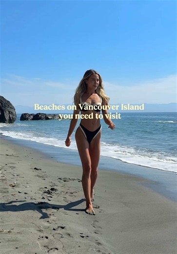 Beaches on Vancouver Island you need to visit 📍 part 1 part 2 is my actual favourite 🥰 #vancouverisland #britishcolumbia #beaches #daytrip #victoriabc