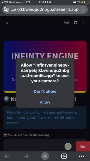 #creatorsearchinsights 🌎 English: Project Introduction Subject: Access to the Infinty Engine v23.0 – Geological Exploration Suite Hello, I am sharing with you the link to the Infinty Engine, a sovereign geological recreation tool designed for the modern exploration of Haiti’s natural resources. What can this Engine do? Visual Core Analysis: Uses AI-driven heuristic logic to analyze soil and mineral samples through high-resolution imagery. Atomic Trace Detection: Features a specialized
