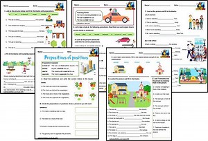 Prepositions Of Place WorksheetsMaking English Fun
