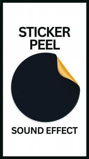 Sticker Peel Sound Effects