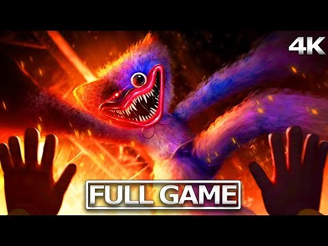 POPPY PLAYTIME CHAPTER 1 + 2 Full Gameplay Walkthrough / No Commentary 【FULL GAME】4K 60FPS UHD