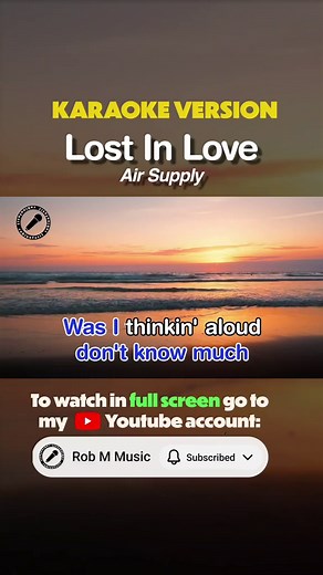 Lost in Love by Air Supply - Videoke Karaoke Lyrics