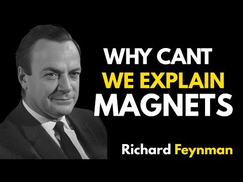 What between the magnets ? feynmans answer will break your brain