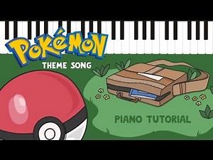 Easy Piano Tutorial for Original Pokémon Theme Song