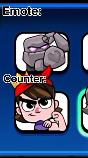 Emotes Vs Funniest Counter 🔥🤣🤯💀 #clashroyale #shorts