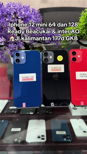 Bagi kalian yang suka iphone mungil Solusi terbaik nih kak 12 mini 64/128 Ready Beacukai dan inter all operator Bisa tukar tambah atau tukar kembali Semua bisa teratasi klo di Java Store Alamat : Jl.kalimantan 177d gkb Gsk Google maps Javastoregresik #iphone #apple #iphone12mini #iphoneresmi #gresik #gkbgresik #wonggresik #gresiktiktok