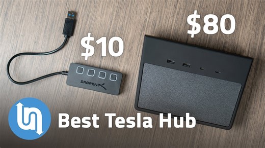 Best Tesla Model 3 USB hub - Jeda USB hub review