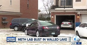 2 arrested after Walled Lake meth lab bust