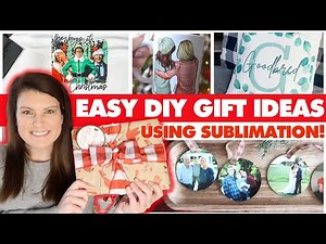 You've gotta see these 10 AMAZING & Unique DIY Christmas sublimation gift ideas! 😍🌲