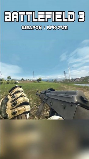 Battlefield 3 RPK-74M VS MWIII RPK Reload #callofduty #shorts #gaming #battlefield3