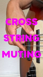 21K views · 904 reactions | Cross String muting. I am not sure how to call this technique, but it’s very cool! Here I am muting the open G&D strings. Try it! | Bass Pro | Facebook