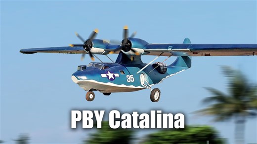 Unique Setup for PBY Catalina RC plane Up Thrust Angle