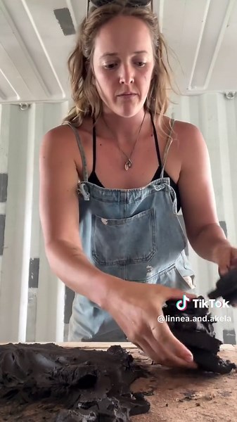 Linnea & Akela (@linnea.and.akela) - Processing Wild Clay - Harvesting Tips and Techniques