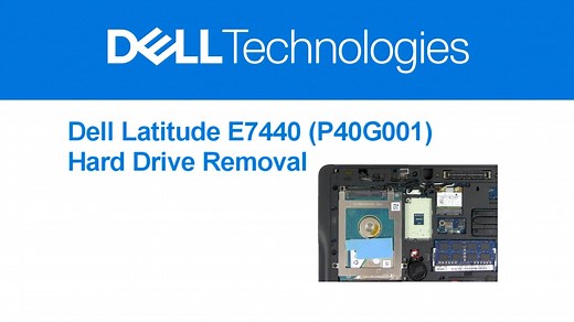 How to Remove Latitude E7440 Hard Drive