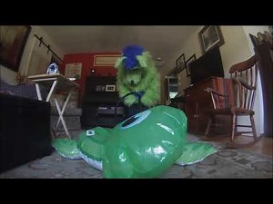 Inflating and reviewing my Inflatable Bestway Sea Turtle