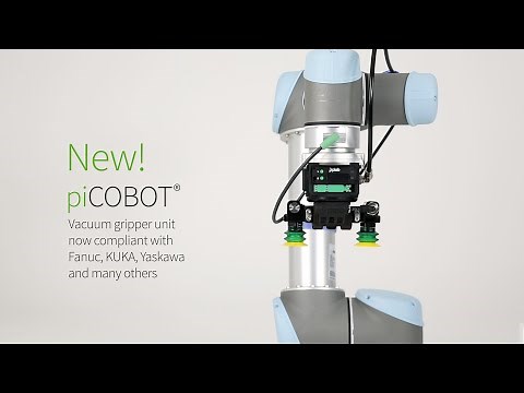 piCOBOT® – Now configurable for any collaborative robot and smaller industrial robots - Piab