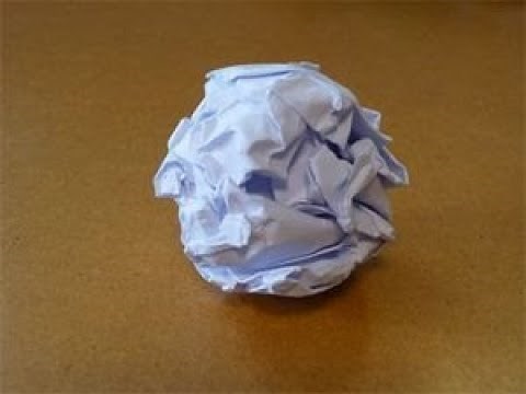 Technique du papier froissé