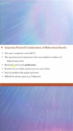What are the limitations of Bidirectional search in AI?||Artificial Intelligence || Machine Learning