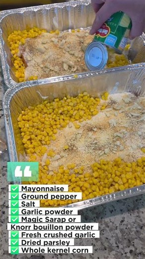 🐟Garlic Parmesan-style Baked Salmon! Crispy, flaky, and packed with flavor. 🌽 Who wants a bite? 😋