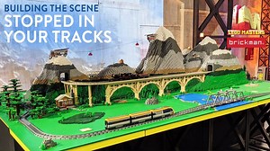17K views · 413 reactions | For tonight's epic LEGO Masters Australia episode we built the huge LEGO® brick mountain range and upper train track the contestants built around. ️ Over 4m long and just under a metre tall, they took us 320 hours to design and build using 28,612 LEGO® bricks! Stay tuned Thursday for some more behind the scenes goodies about the build  | The Brickman | Facebook