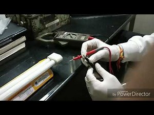 4 pin tube light checking by using multimeter