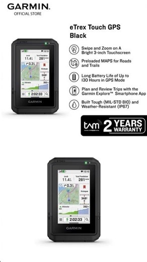 Garmin eTrex Touch Black 🔥 GPS Outdoor Tangguh & Akurat!