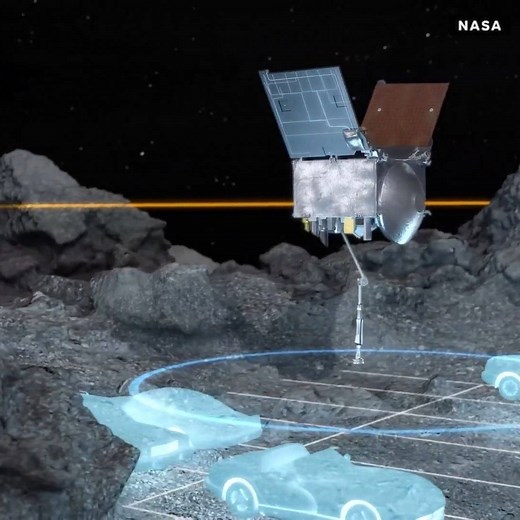 84K views · 354 reactions | NASA's asteroid-chaser, Osiris-Rex, completed a brief and historic landing on the potentially hazardous asteroid Bennu, over 200 million miles away. | CNET | Facebook