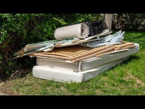 Mattress recycling program cuts illegal dumping and transforms old mattresses into new products
